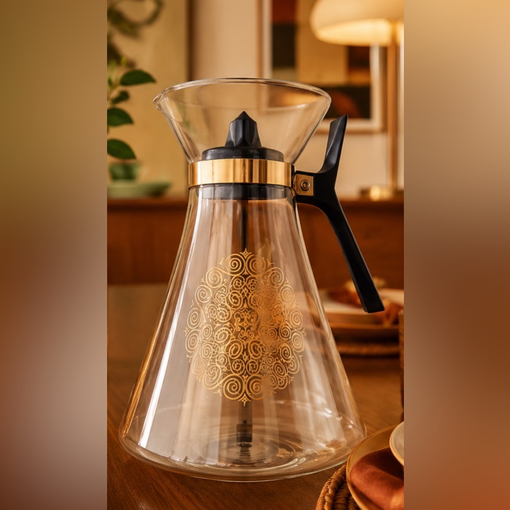 ✨☕️Vintage Geni/ Pyrex glass coffee carafe